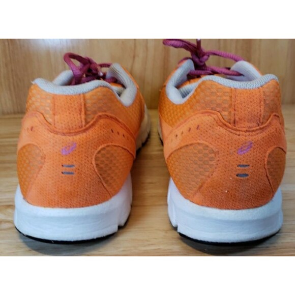 ASICS Rush 33 Women’s Running Shoes Size 9.5 Orange Pink T1H7N - Picture 4 of 9